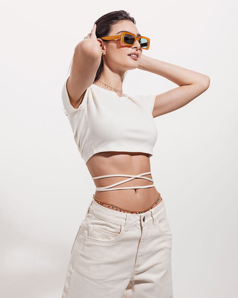 Blusa Cropped Hera Branca - Image 2