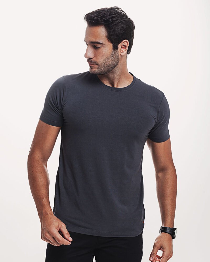Camiseta Viscose Everyday Cinza Escura